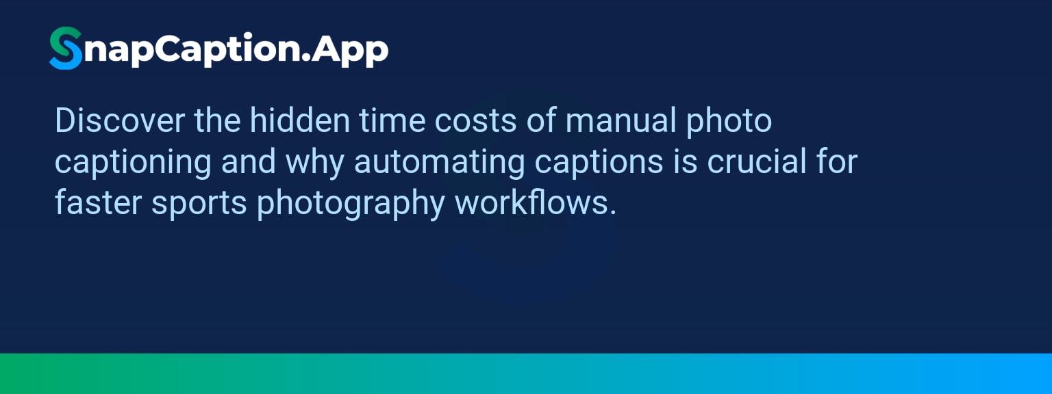 The Hidden Time Costs of Manual Photo Captioning: Why Automation Matters